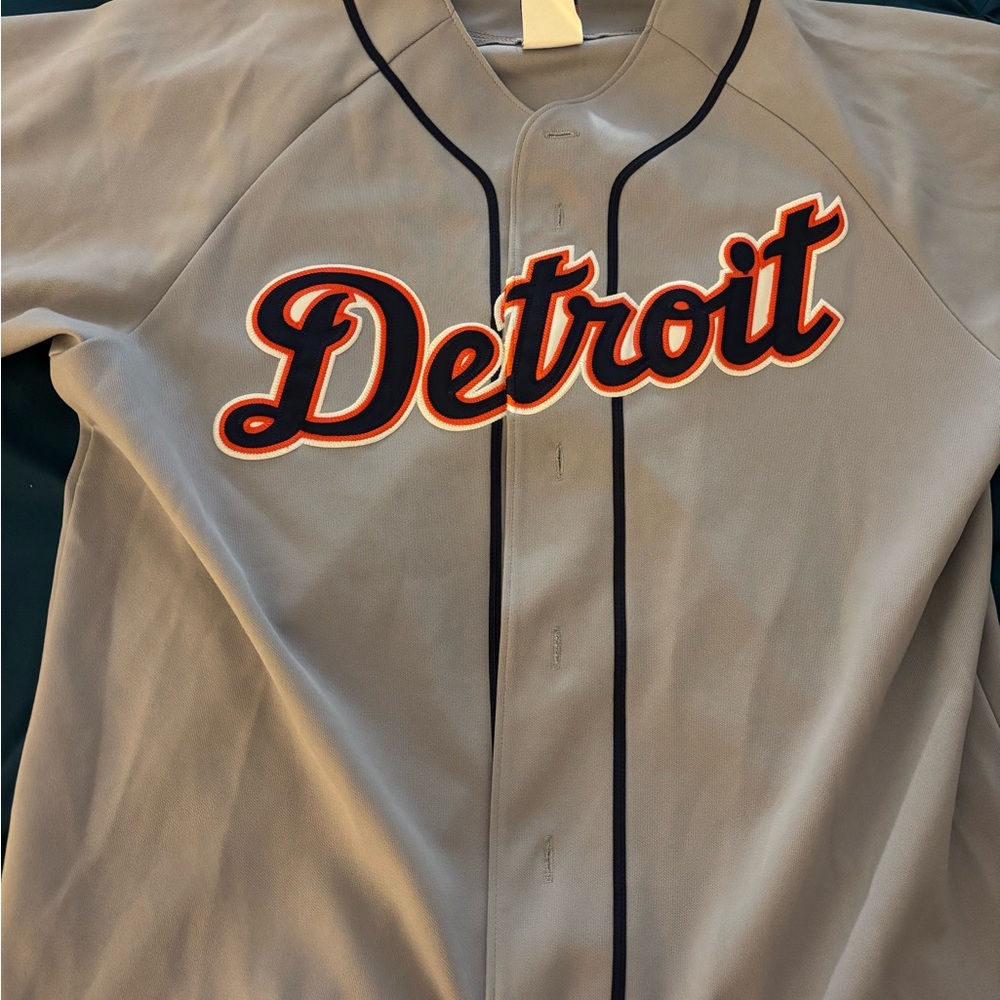 Majestic Gray Baseball Jersey